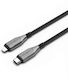 Cygnett Braided USB 2.0 Cablu USB-C bărbătesc - USB-C 30W Negru 0.5m (CY-CY4666PCCCL)