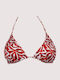 Bikini Τριγωνάκι με Ενίσχυση Corals