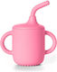 Baby Cup made of Silicone Fuchsia