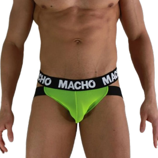 Macho Underwear Herren Jockstrap Grün