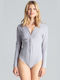 Figl Frauen Bodysuit Gray