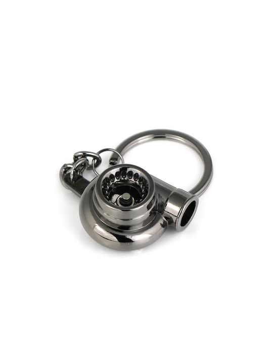 Metal Keychain Turbine Hw-0054 Silver