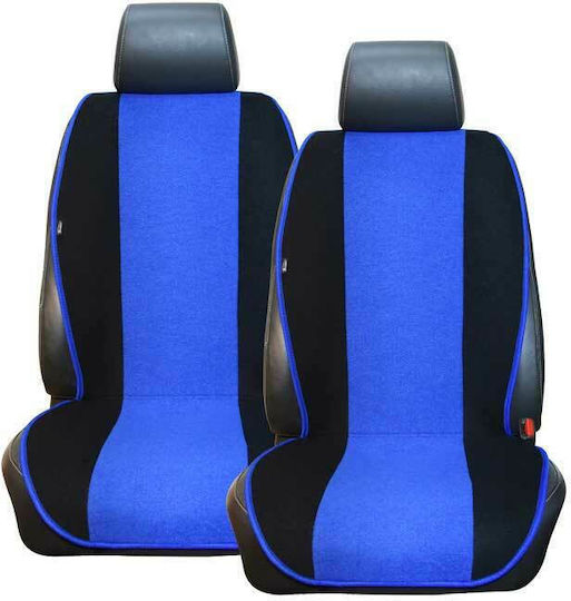 3Lines Car Seat Back 2pcs Towel Black
