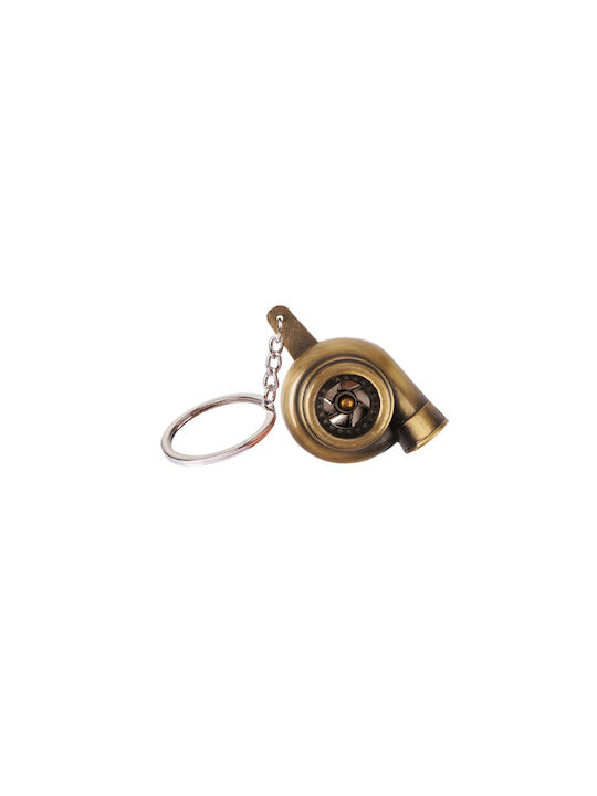 Keychain HW-0054 Metallic Turbine Brown-Gold