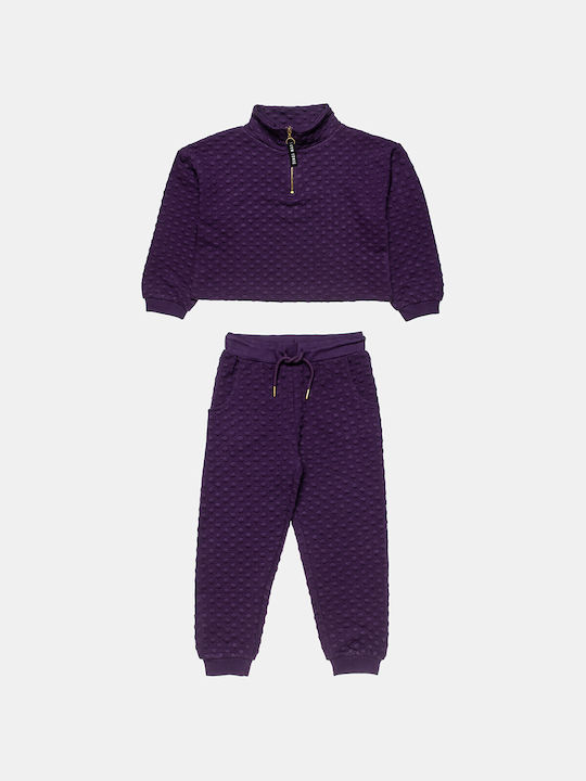 Alouette Kids Set with Pants Winter 2pcs Purple