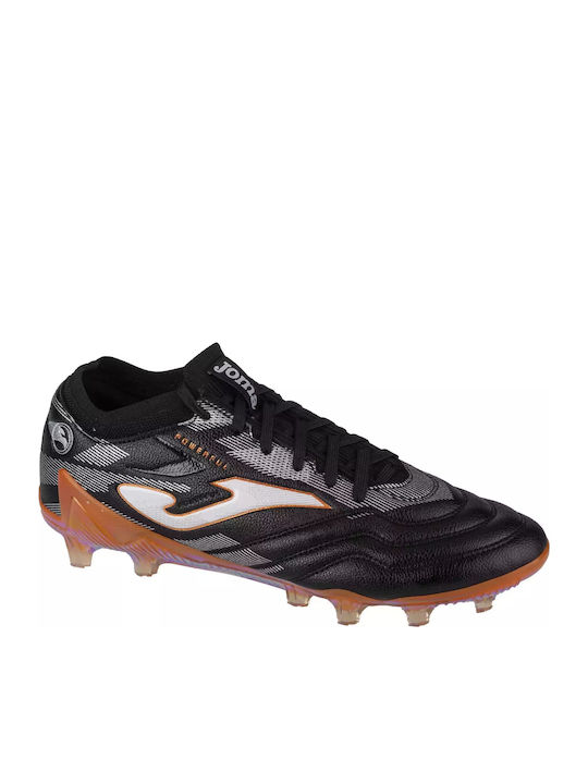 Joma Powerful Cup Футболни Обувки с Бутони Черни
