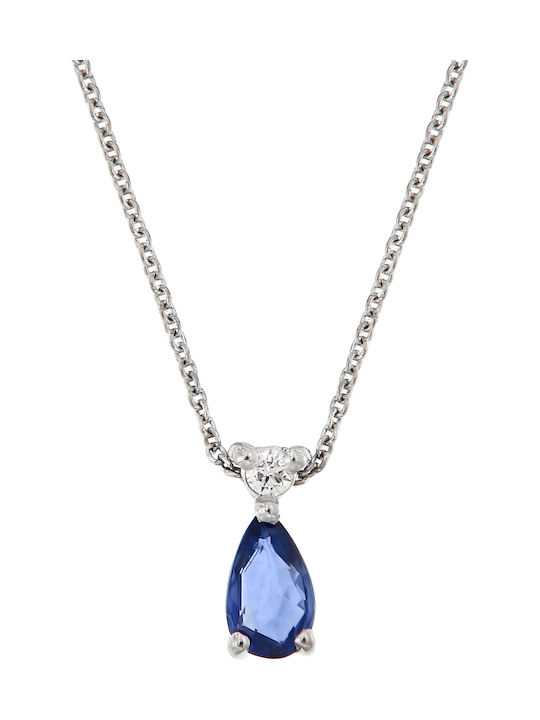 Daskalakis Necklace from White Gold 18k