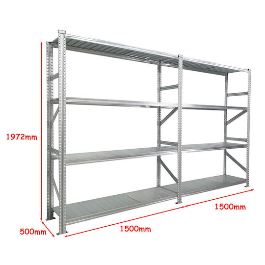 Green City International Ραφιέρα Dexion Γαλβανιζέ 300x50x197εκ. με 4 Ράφια