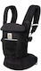 Ergobaby Klassischer Tragesack Adapt SoftFlex Mesh Onyx Black mit Maximalgewicht 20.4kg