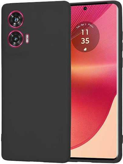Techsuit Задна корица Силикон Черен (Motorola Edge 50 Fusion)
