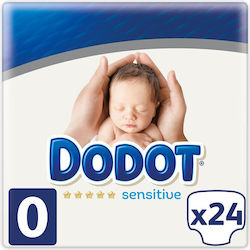 Dodot Sensitive Πάνες με Αυτοκόλλητο No. 0 για 1.5-2.5kg 24τμχ