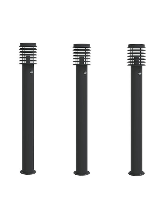 vidaXL Φωτιστικό Κολώνα Εξωτερικού Χώρου 40W IP44 για Ντουί E27 Μαύρο