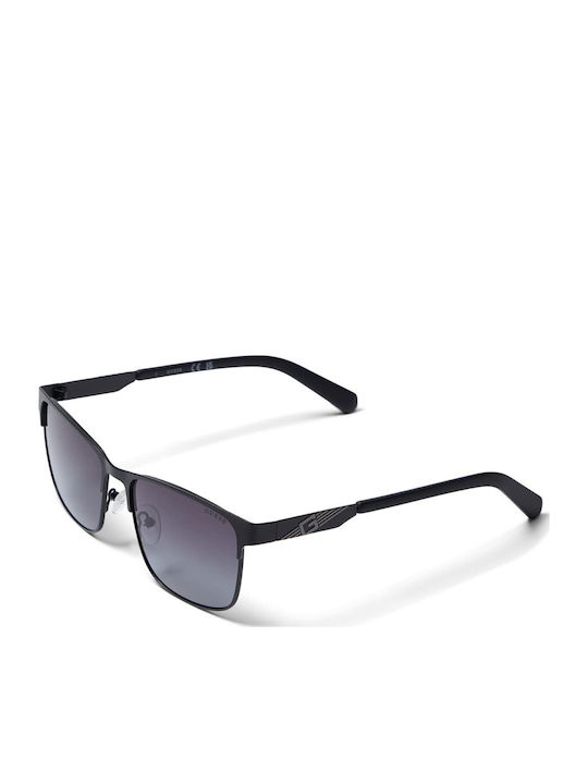 Guess Herren Sonnenbrille mit Schwarz Metall Gestell und Gray Verlaufsfarbe Linse GF5098 02B