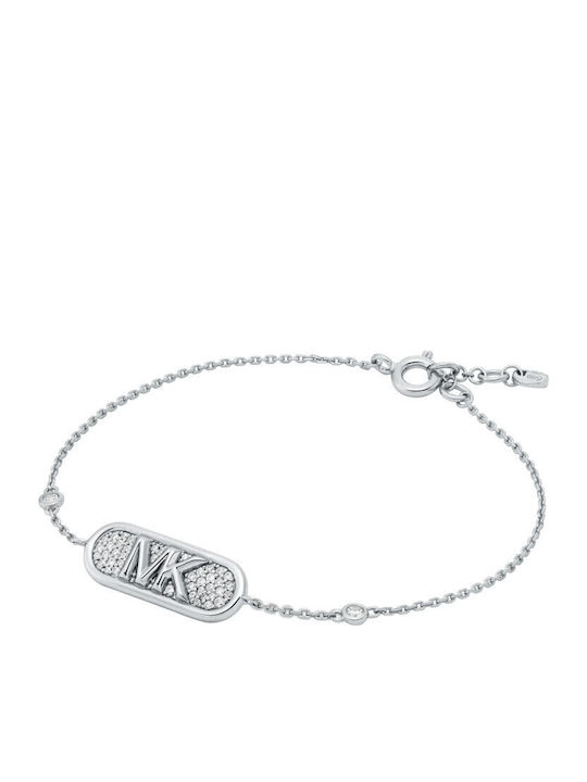 Michael Kors Women's Silver Bracelet 18cm