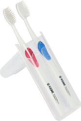 Kent Zahnbürste Mittel Blue-red 2Stück Kent Zahnbürste Mittel Blue-red 2Stück