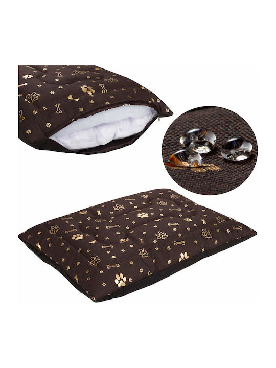 Welsti Cushion Pillow Dog Rectangle Brown 70x50cm