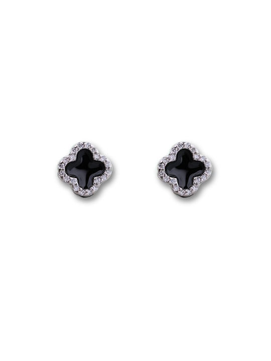 925 Silver Earrings with Zircon Stones