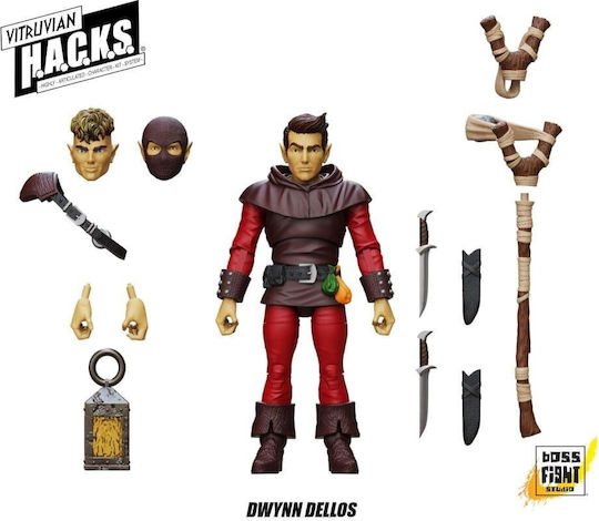 Boss Fight Studio Vitruvian H.a.c.k.s. - Halfling Scout Dwynn Dellos Действие Фигура
