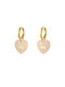 Heart Eye Pink Earrings