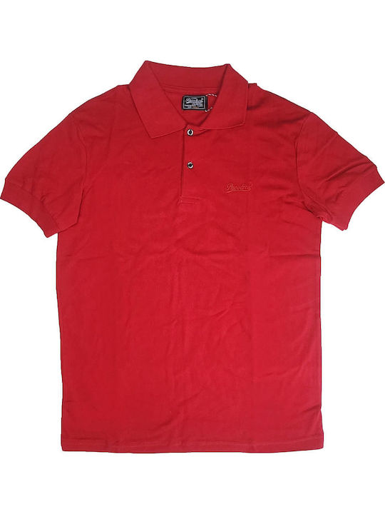 Paco & Co Polo Kurzarmbluse Rot