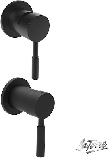 La Torre Tech Built-in Mixer & Diverter Set for Shower 2 Exits