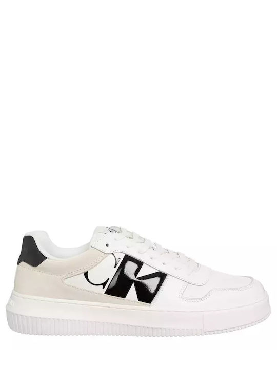 Calvin Klein Bărbați Chunky Sneakers Albe