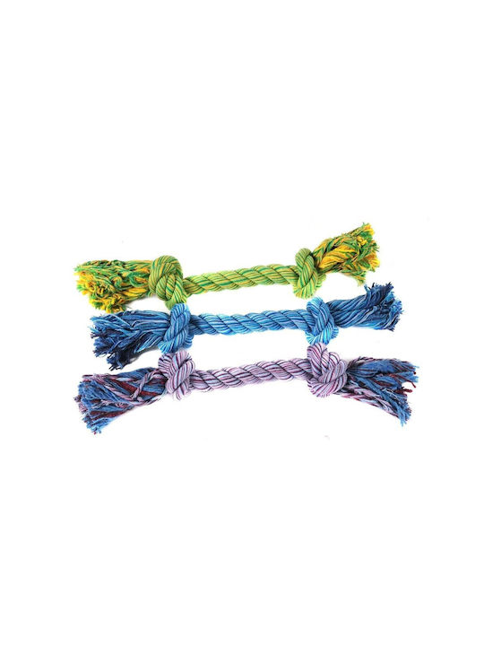 Happypet Σχοινί Παιχνίδι Σκύλου Medium / Small / Large 34εκ. Μπλε 1τμχ