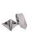 Legend Accessories Men's Tie Set in Silver Color