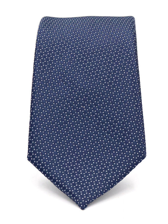 The Bostonians Ανδρική Γραβάτα με Σχέδια σε Μπλε Χρώμα