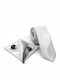 Legend Accessories Legend Accessories Set Monochrom Krawatte in Silber Farbe