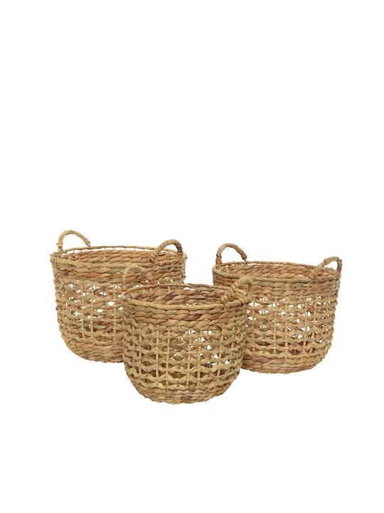 Coș decorativ Wicker 38x38x40buc Kaemingk