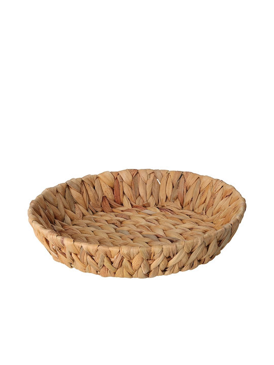 Decorative Basket Wicker 30x30x6cm