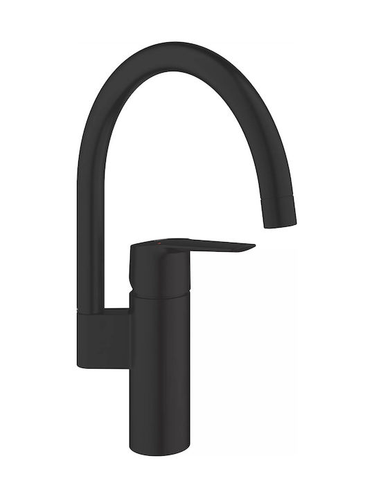 Grohe Start Μπαταρία Κουζίνας Πάγκου Μαύρη