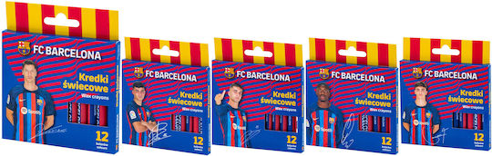 Wachsmalstifte 12 Farben FC Barcelona Astra