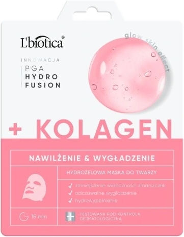 L'biotica Μάσκα Ομορφιάς Προσώπου για Λείανση / Λάμψη 5τμχ