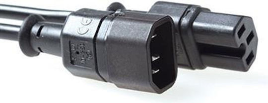 Act Καλώδιο Τροφοδοσίας C14 To C15 Black 1.20m Ak5233
