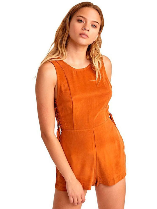 RVCA Women's One-piece Shorts Orange