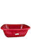 Viomes Basin Rectangular 57x42x21cm. Capacity 26lt Red