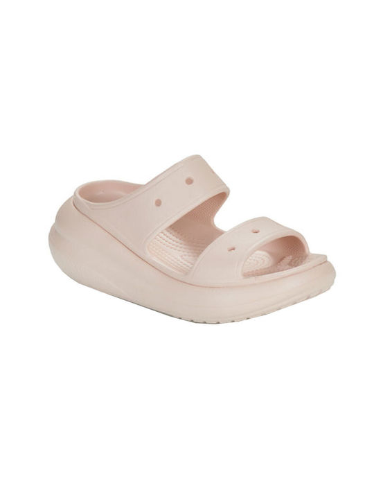 Crocs Synthetic Leather Women's Sandals Pink