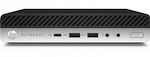 HP EliteDesk 800 G3 Mini Refurbished Grade A (Core i5-6500T/8GB/256GB SSD/W10 Pro)