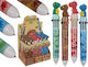 Dinosaur Pens 10 Colored Tips Multicolored Plastic 4 Colors Artelibre 06530155