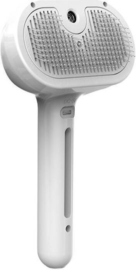 Rojeco Brush Small Dogs for Coat Cleaning White