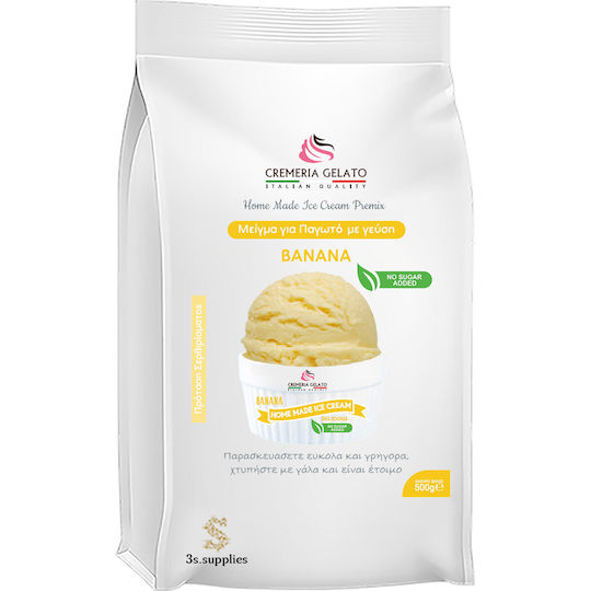 3s Home Made Ice Cream Mix Banana Sugar-Free 0.5kg