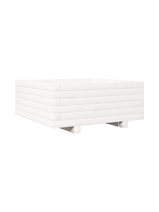 vidaXL Κήπου Blumenkasten 60x26.5cm White 847299