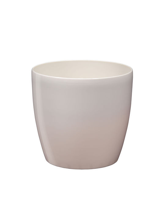 Atmosphera Roto Brillante Planter Plastic White...