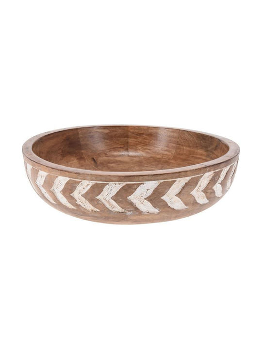 Decorative Bowl Brown 24x7cm