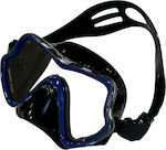 Tech Pro Diving Mask Silicone with Breathing Tube Transparent/Blue