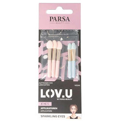 Parsa Set Profesional cu Pensule pentru Umbra de Ochi 5 Bucăți