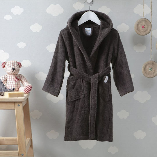 Aigaion Kids Hooded Bathrobe Licorice