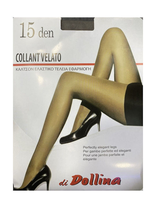Dollina Women's Pantyhose 15 Den Black